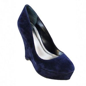 BCBG Navy Carleen wedge
